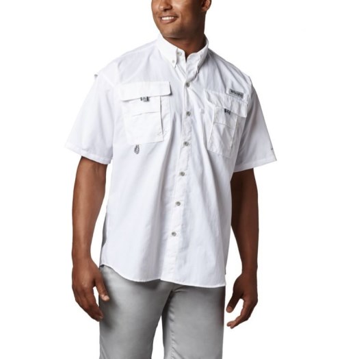 Columbia PFG Bahama II Kort Sleeve Skjorte Herre Hvite | 78254A