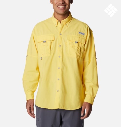 Columbia PFG Bahama II Long Sleeve Skjorte Herre Gul | 80134E