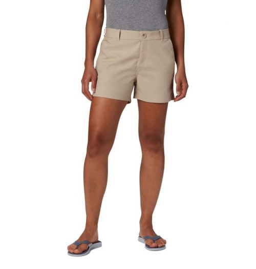 Columbia PFG Bonehead Stretch Shorts Dame Khaki | 79318I