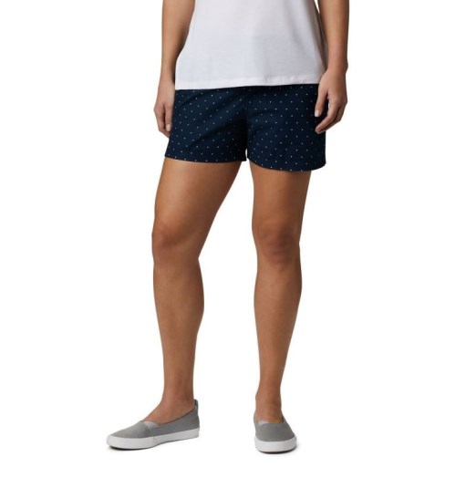 Columbia PFG Bonehead Stretch Shorts Dame Marineblå | 84712E