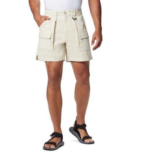 Columbia PFG Brewha II Shorts Herre Pisket Krem | 64053I