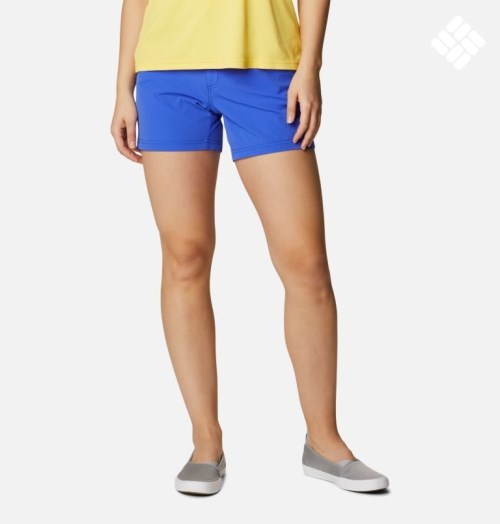 Columbia PFG Coral Point III Shorts Dame Blå | 58623U