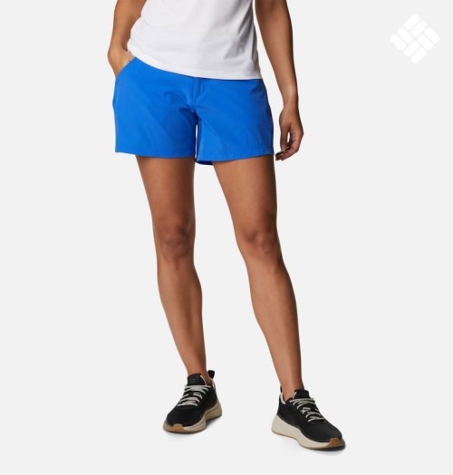 Columbia PFG Coral Point III Shorts Dame Blå | 78920Y