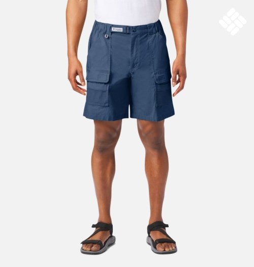 Columbia PFG Half Moon III Shorts Herre Marineblå | 01257U