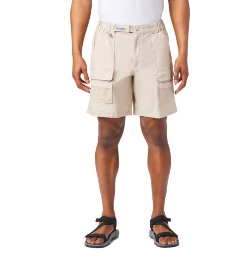 Columbia PFG Half Moon III Shorts Herre Khaki | 60485S