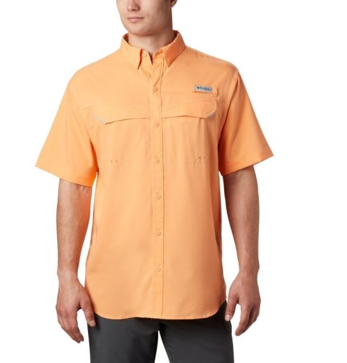 Columbia PFG Low Drag Offshore Kort Sleeve Skjorte Herre Oransje | 06984C