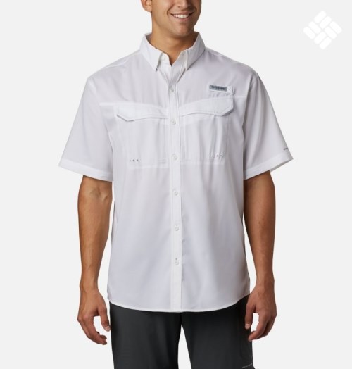 Columbia PFG Low Drag Offshore Kort Sleeve Skjorte Herre Hvite | 59683R