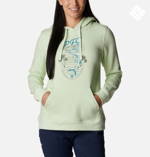 Columbia PFG Slack Vann Graphic Hettegensere Dame Mint | 64917C