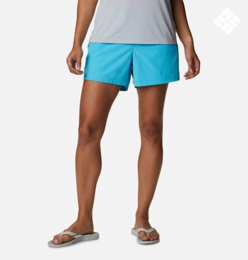 Columbia PFG Slack Vann Woven Shorts Dame Turkis | 83607S