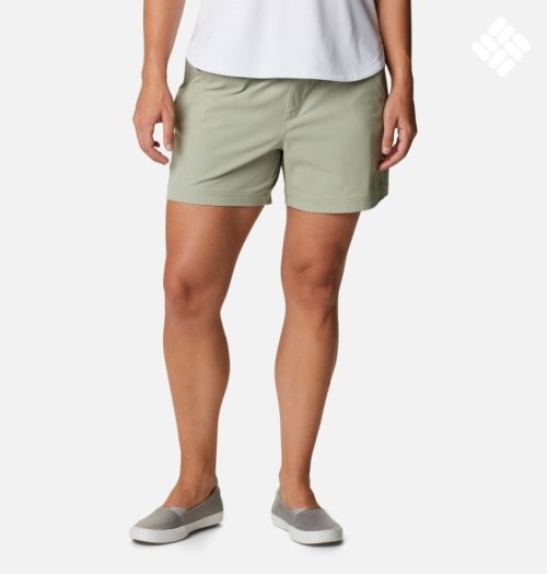 Columbia PFG Slack Vann Woven Shorts Dame Olivengrønne | 84675X