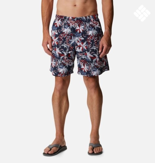 Columbia PFG Super Backcast Vann Shorts Herre Blomster | 29017E