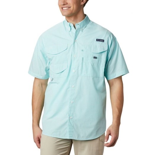 Columbia PFG Super Bonehead Classic Kort Sleeve Skjorte Herre Turkis | 81327L