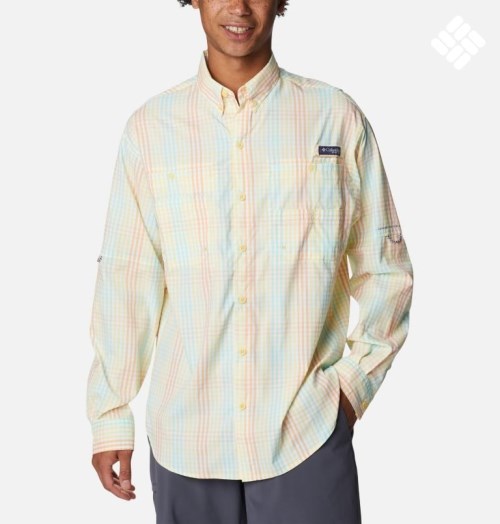 Columbia PFG Super Tamiami Long Sleeve Skjorte Herre Beige | 26807S