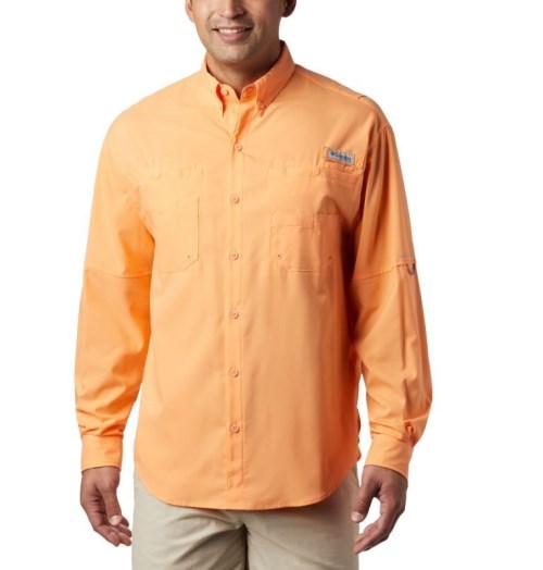 Columbia PFG Tamiami II Long Sleeve Skjorte Herre Oransje | 26371Z