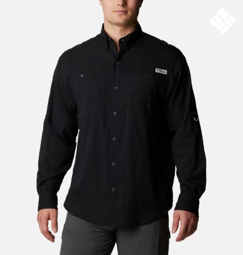 Columbia PFG Tamiami II Long Sleeve Skjorte Herre Svarte | 80794E