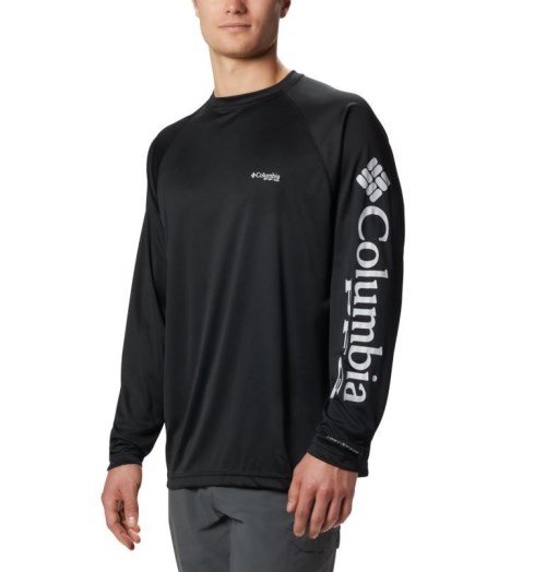 Columbia PFG Terminal Tackle Long Sleeve Gensere Herre Svarte | 37120N