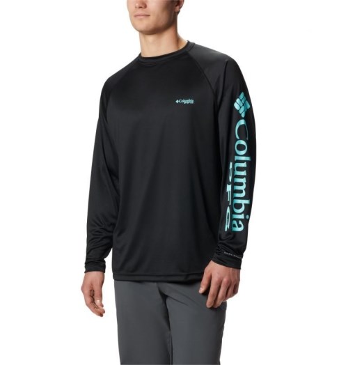 Columbia PFG Terminal Tackle Long Sleeve Gensere Herre Svarte | 53729W