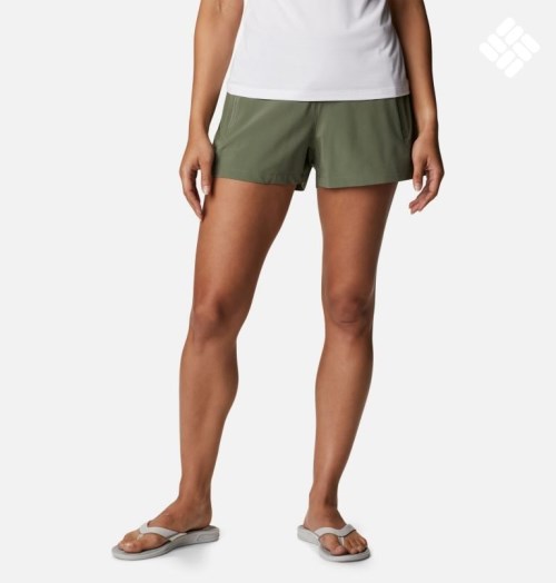 Columbia PFG Tidal II Shorts Dame Olivengrønne | 71865M