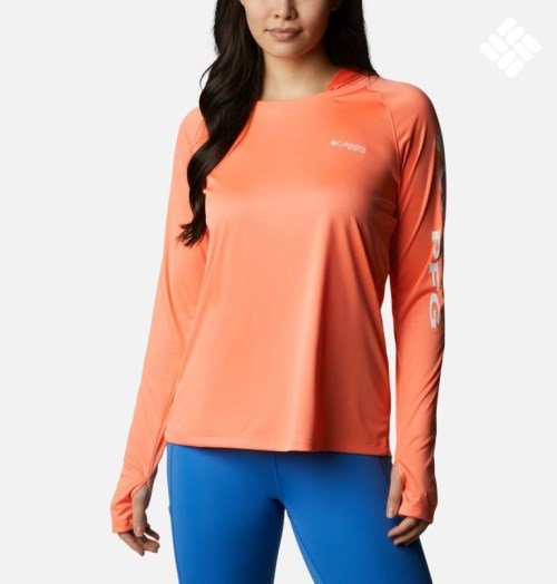 Columbia PFG Tidal Tee Hettegensere Dame Oransje | 08519A