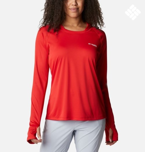 Columbia PFG Tidal Tee Hettegensere Dame Rød | 60794G