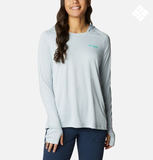 Columbia PFG Tidal Tee Hettegensere Dame Lyse Grå | 76021N