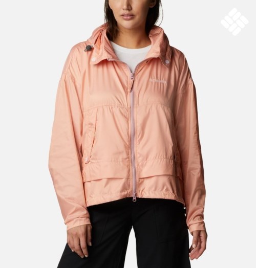 Columbia Paracutie Windbreaker Jakke Dame Korall | 58736P