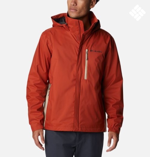 Columbia Peak to Sea Regnjakker Herre Oransje | 75014B