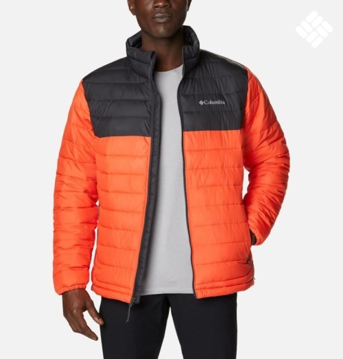 Columbia Powder Lite Isolerte Jakker Herre Oransje | 69025Y