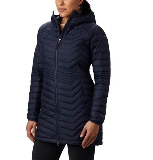 Columbia Powder Lite Mid Jakke Dame Marineblå | 89437M