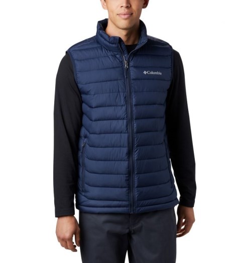 Columbia Powder Lite Vest Herre Marineblå | 37415U