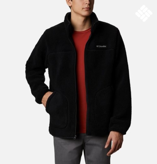 Columbia Rugged Ridge II Sherpa Full Zip Fleecejakker Herre Svarte | 51896D