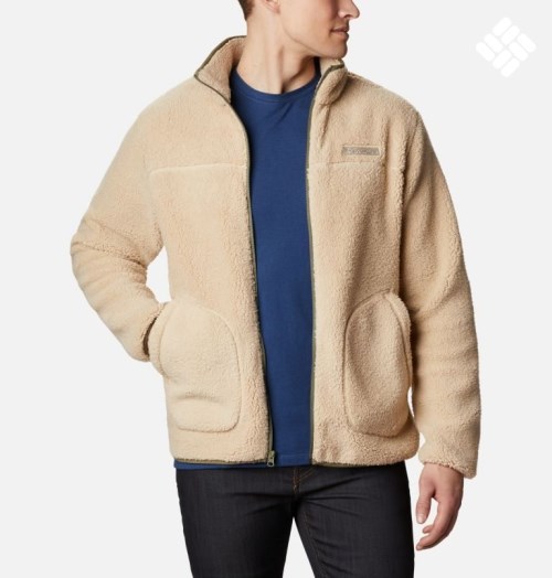 Columbia Rugged Ridge II Sherpa Full Zip Fleecejakker Herre Beige | 63125C