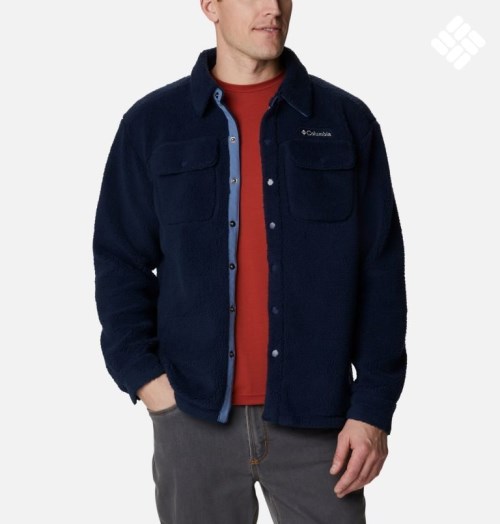 Columbia Rugged Ridge Sherpa Skjorte Herre Marineblå | 03174R