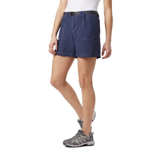 Columbia Sandy River Cargo Shorts Dame Marineblå | 90653I