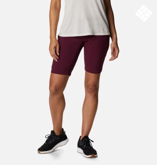 Columbia Saturday Trail Long Shorts Dame Burgunder | 48312X