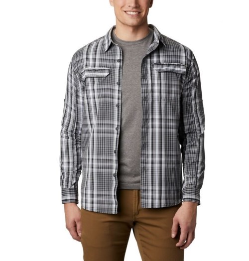 Columbia Silver Ridge 2.0 Plaid Long Sleeve Skjorte Herre Grå | 18742S