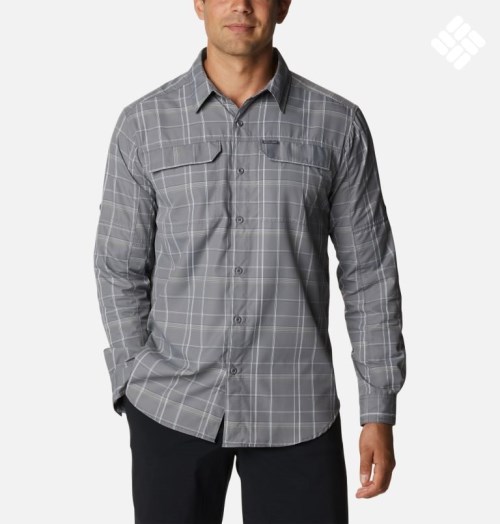 Columbia Silver Ridge 2.0 Plaid Long Sleeve Skjorte Herre Grå | 94682D