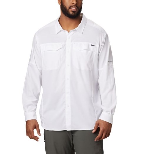 Columbia Silver Ridge Lite Long Sleeve Skjorte Herre Hvite | 90178Z