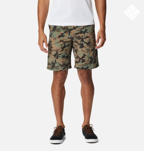 Columbia Silver Ridge Printed Cargo Shorts Herre Camouflage | 16579L