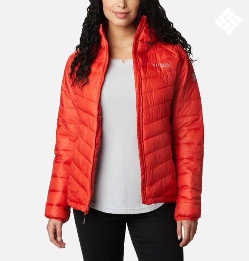 Columbia Snow Country Hette Jakke Dame Oransje | 06975M