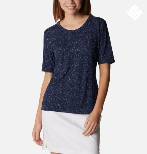 Columbia Stanley Park Kort Sleeve T-skjorte Dame Marineblå | 02715R