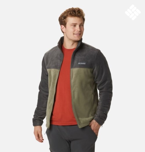 Columbia Steens Mountain 2.0 Full Zip Fleecejakker Herre Svarte Olivengrønne | 54082U