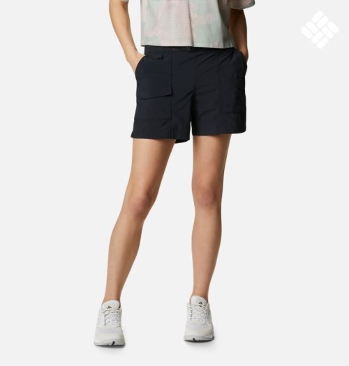 Columbia Summerdry Cargo Shorts Dame Svarte | 48367H