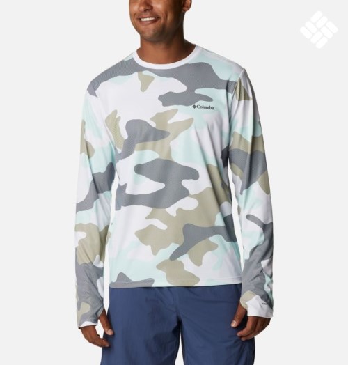 Columbia Sun Deflector Summerdry Long Sleeve Gensere Herre Camouflage | 04271Z