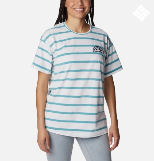 Columbia Sun Trek Oversized T-skjorte Dame Stripete | 57620O