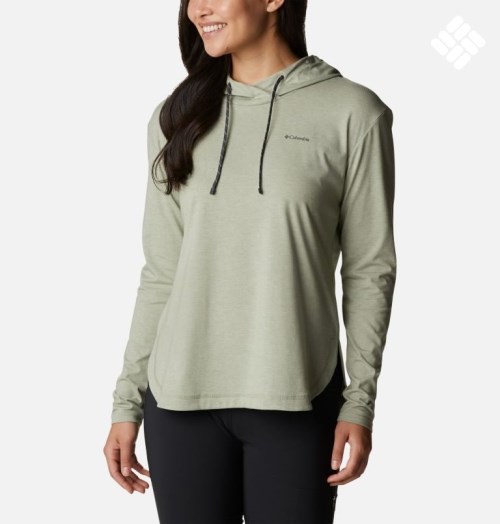 Columbia Sun Trek Pullover Hettegensere Dame Olivengrønne | 54869M