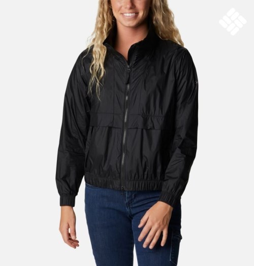 Columbia Sunny City Windbreaker Jakke Dame Svarte | 39875D