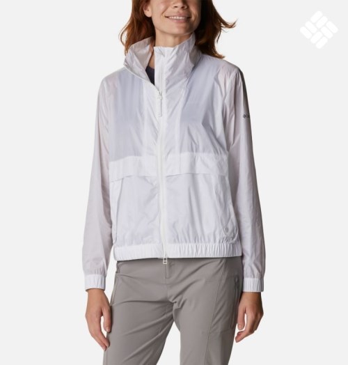 Columbia Sunny City Windbreaker Jakke Dame Hvite | 79025X