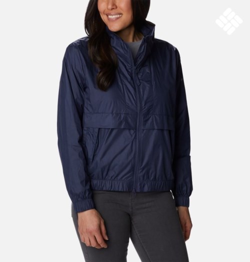 Columbia Sunny City Windbreaker Jakke Dame Marineblå | 91204T