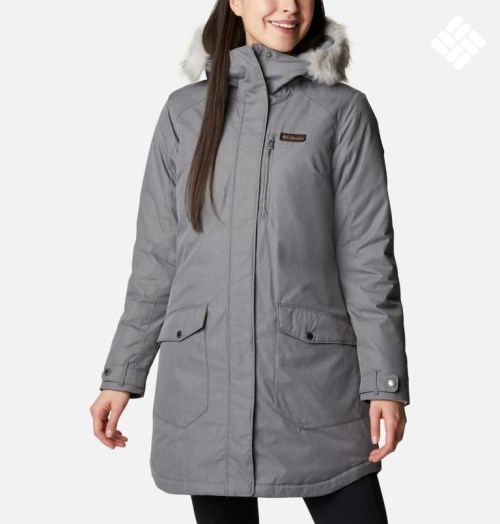 Columbia Suttle Mountain Long Isolerte Jakker Dame Grå | 03476K